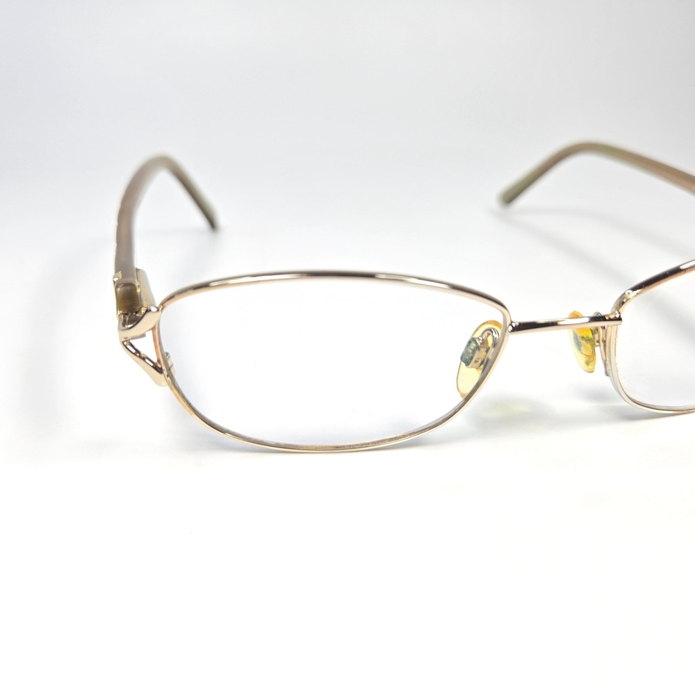 Zyloware Sophia Loren Eyeglasses‎ M169 Gold Tan Oval Metal Frames 50-17-140 - Picture 10 of 14